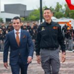 Supervisa Félix Arratia construcción de nuevo andador peatonal en Monterrey