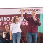 Dialoga Martha Herrera con vecinas y vecinos de Monterrey